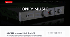 Desktop Screenshot of abyssound.com.pl